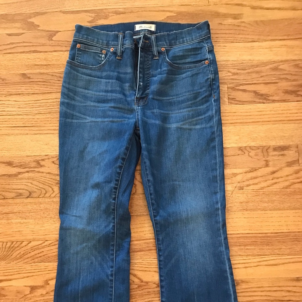 Madewell Cali Demi-Boot raw hem size 28